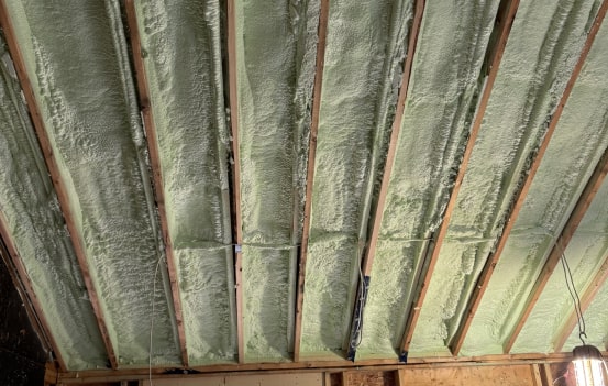 Spray foam insulation in Parry Sound